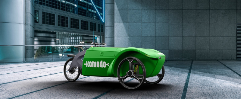 Komodo e-cargo bike 3d printed bigrep